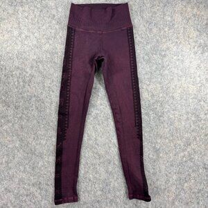 Avocado Leggings Burgundy Size XS/S Mid Rise Ankle